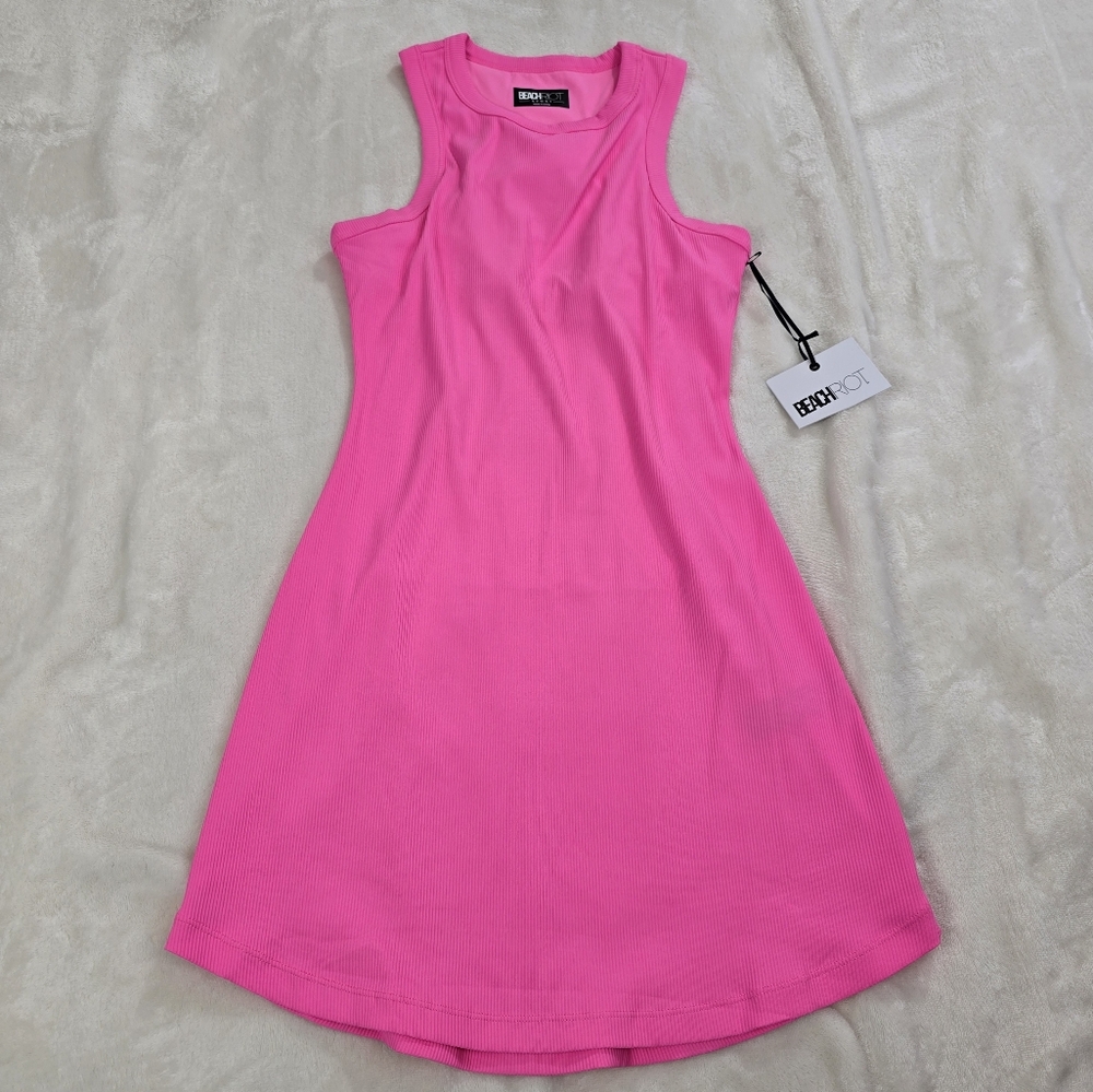 Beach Riot Sol Rib Tank Minidress